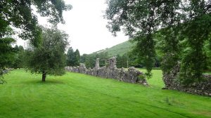 Abbey Cwm Hir ruins